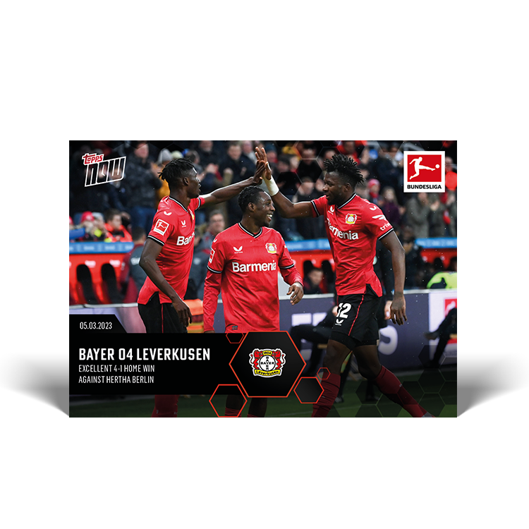 5 Cards Bundle - Bundesliga Topps NOW® #148-152
