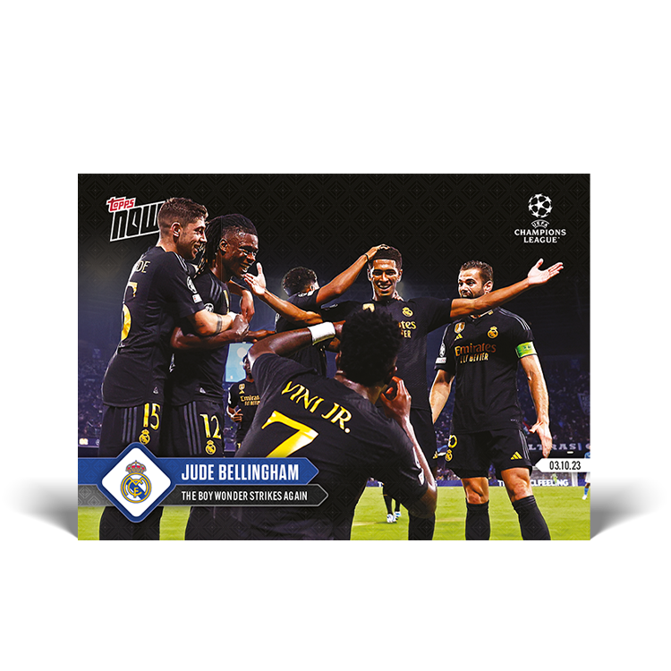 Jude Bellingham - The boy wonder strikes again - UCL Topps NOW® Card #28 - PR: 2092