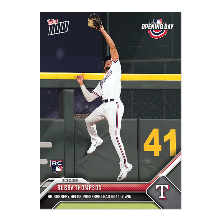 Bubba Thompson - 2023 MLB Topps NOW® Card 8 - PR: 1374