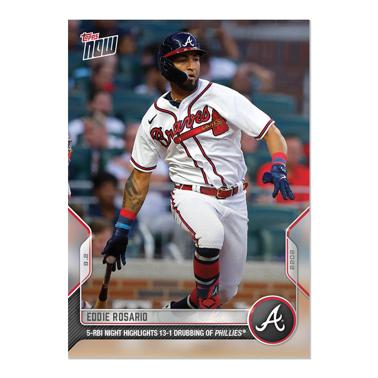 Eddie Rosario - 2022 MLB Topps NOW® Card 642 - PR: 320