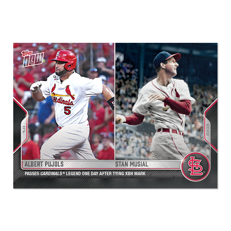Albert Pujols/Stan Musial - 2022 MLB Topps NOW® Card 512 - PR: 1574