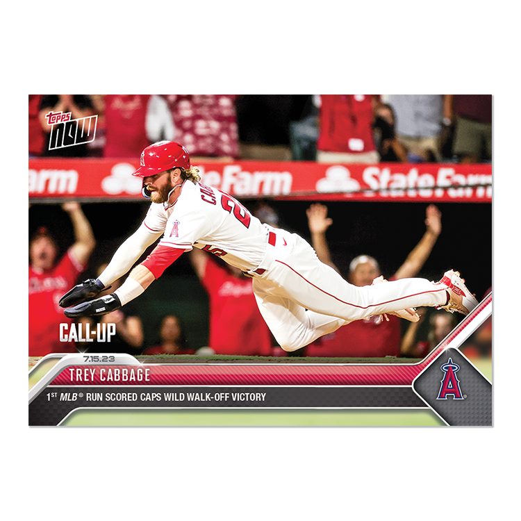 Trey Cabbage - 2023 MLB Topps NOW® Card 572 - PR: 893