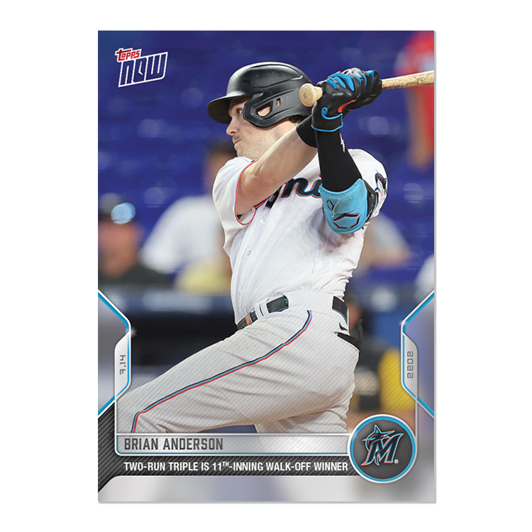 Brian Anderson - 2022 MLB Topps NOW® Card 527 PR: 171