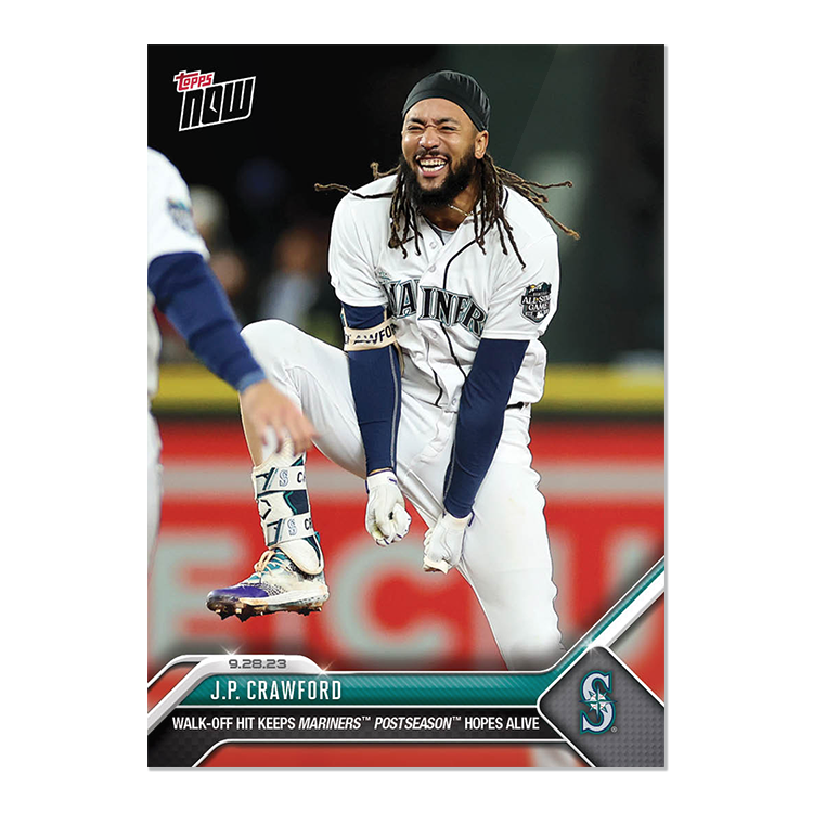 J.P. Crawford - 2023 MLB Topps NOW® Card 934 - PR: 729