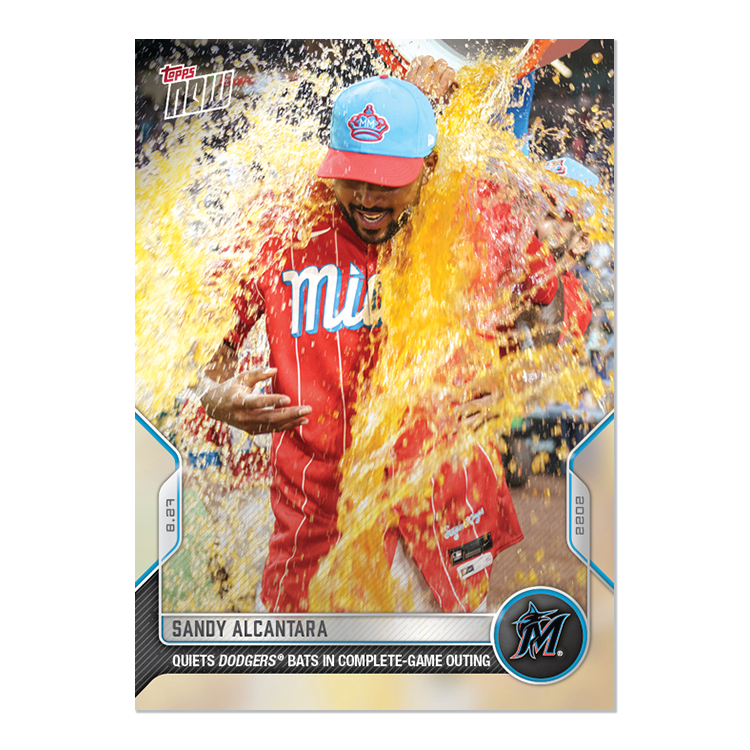 Sandy Alcantara - 2022 MLB Topps NOW® Card 789 - PR: 449