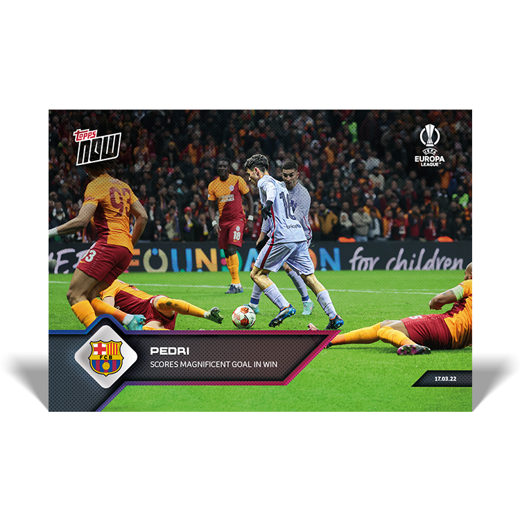 Scores magnificent goal in win - EL Topps NOW® Card #33 - PR: 2413