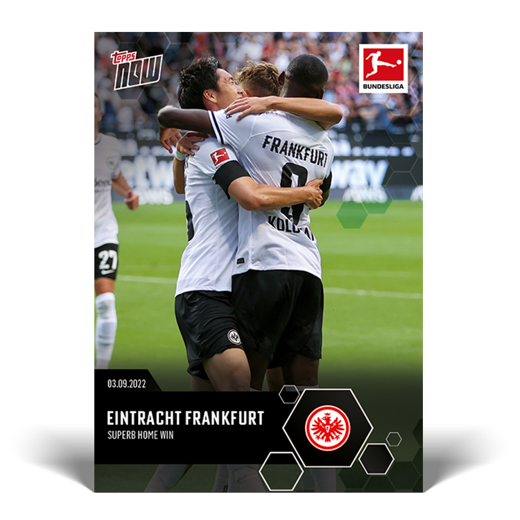 Superb home win - Bundesliga Topps NOW® Card #36 - PR: 99