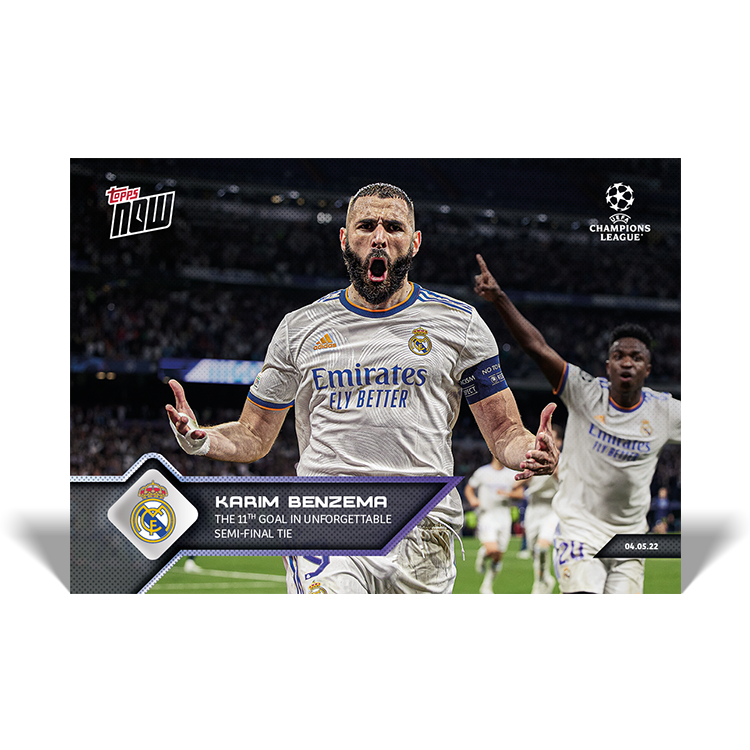 The 11th goal in unforgettable semi-final tie - UCL Topps NOW® Card #155 - PR: 1147