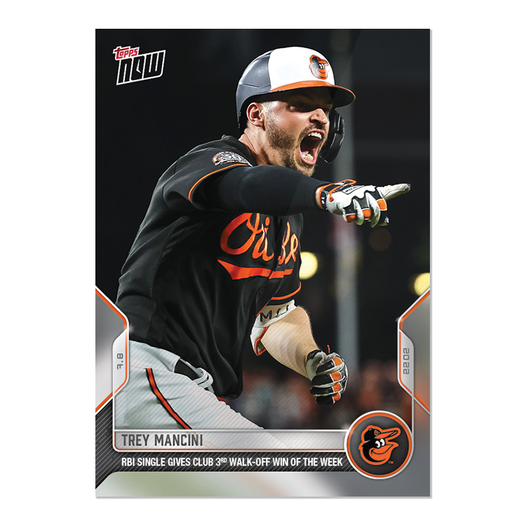 Trey Mancini - 2022 MLB Topps NOW® Card 492 - PR: 412