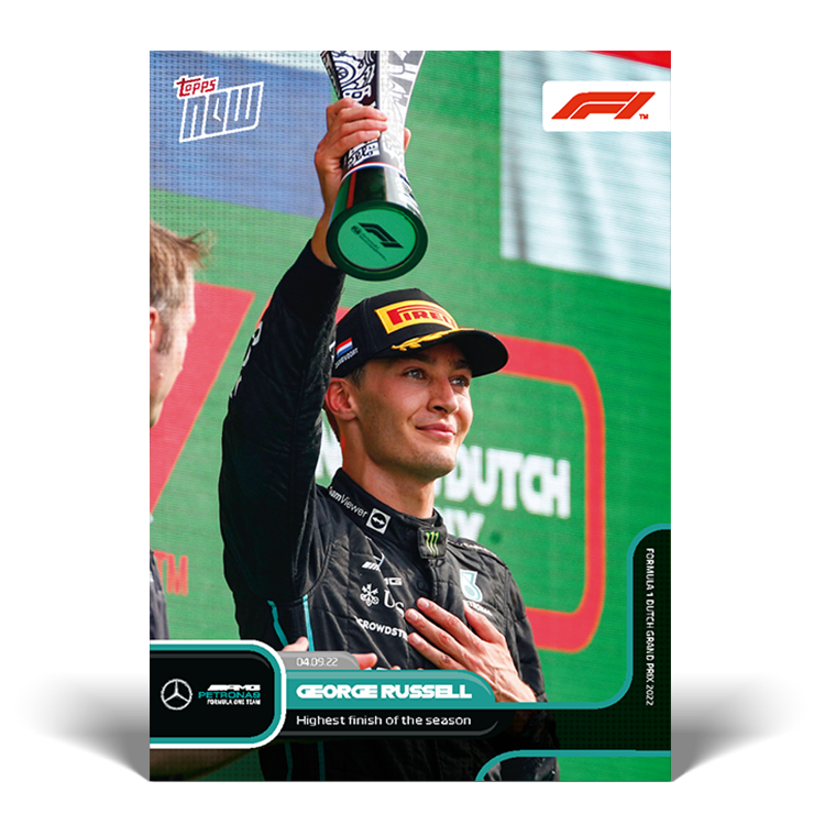 Highest finish of the season - F1 Topps NOW® Card #54 - PR: 1707