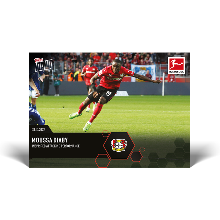 Insprired attacking performance for new manager - Bundesliga Topps NOW® Card #54 - PR: 255