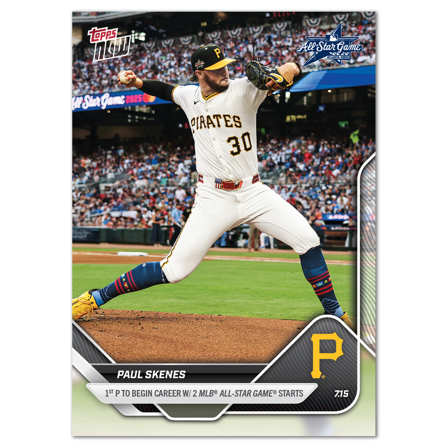 Paul Skenes - 2025 MLB Topps NOW® - Card 428 - LOOK FOR AUTO