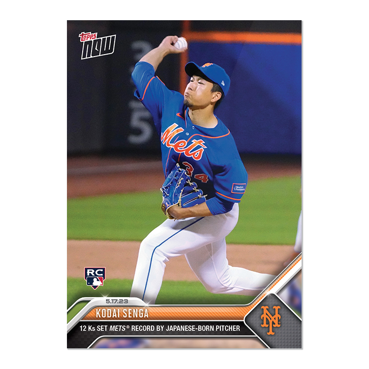 Kodai Senga - 2023 MLB Topps NOW® Card 308 - PR: 1737