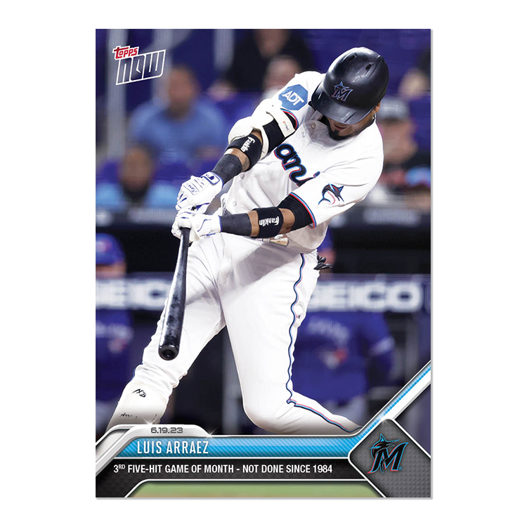 Luis Arraez - 2023 MLB Topps NOW® Card 464 - PR: 524
