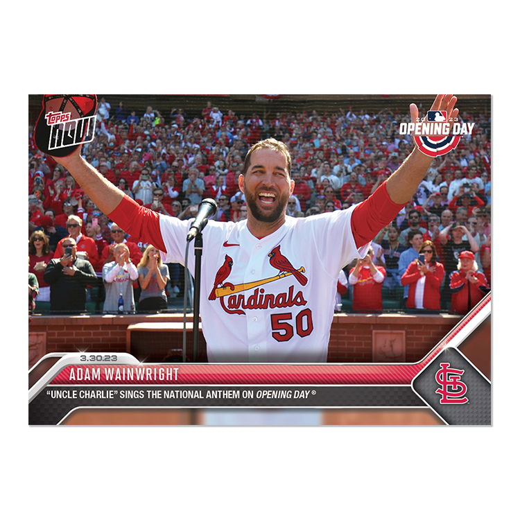 Adam Wainwright - 2023 MLB Topps NOW® Card 6 - PR: 1832