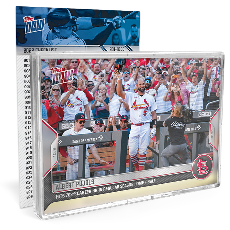 8-Card Bundle - 2022 MLB Topps NOW® Cards: 998-1005 PLUS Free Checklist Card #901-1000