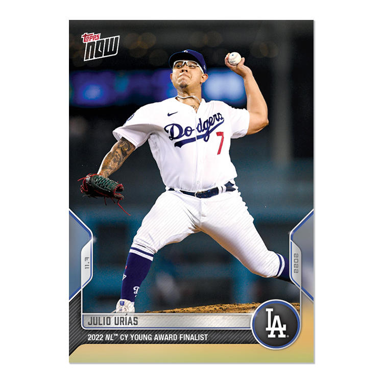 Julio Urias - 2022 MLB Topps NOW® Card OS15 - PR: 225