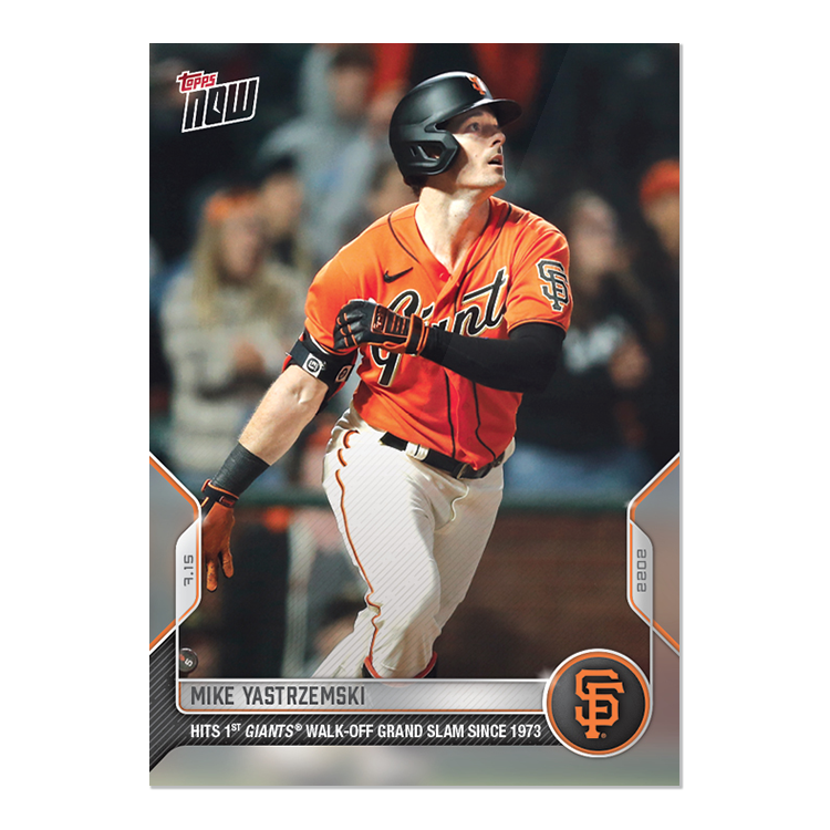 Mike Yastrzemski - 2022 MLB Topps NOW® Card 537 - PR: 522
