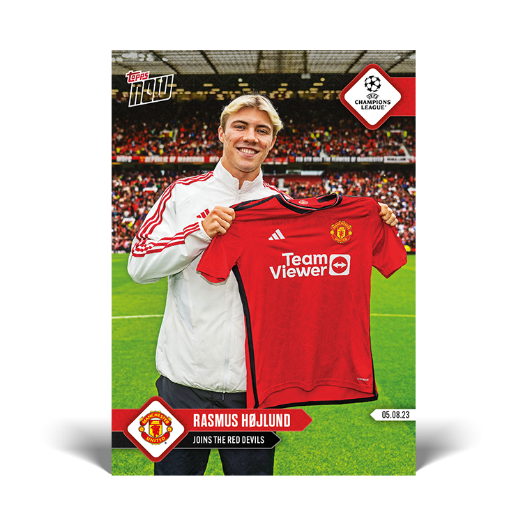 Joins the Red Devils - UCL Topps NOW® Card #135 - PR: 1562