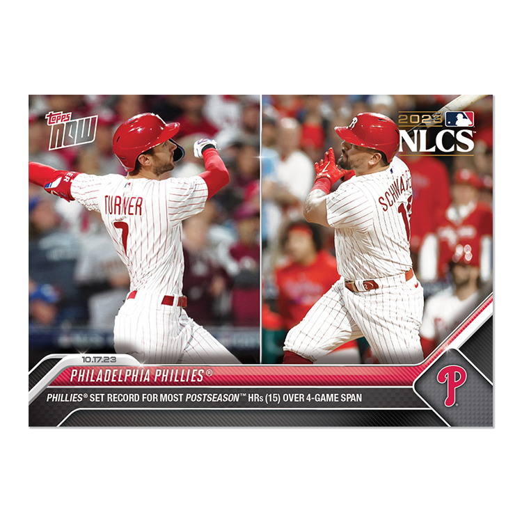 Philadelphia Phillies - 2023 MLB Topps NOW® Card 1013 - PR: 1274