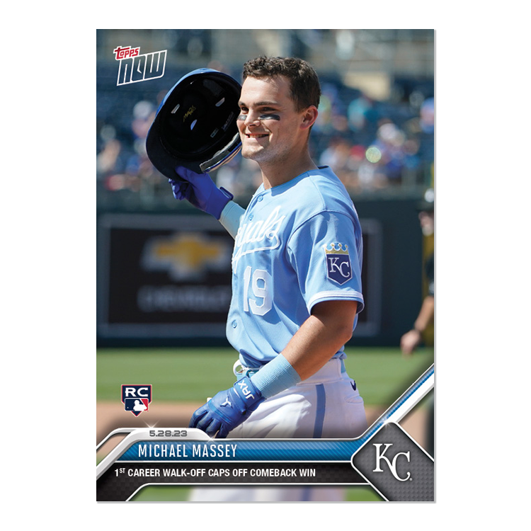 Michael Massey - 2023 MLB Topps NOW® Card 354 - PR: 546