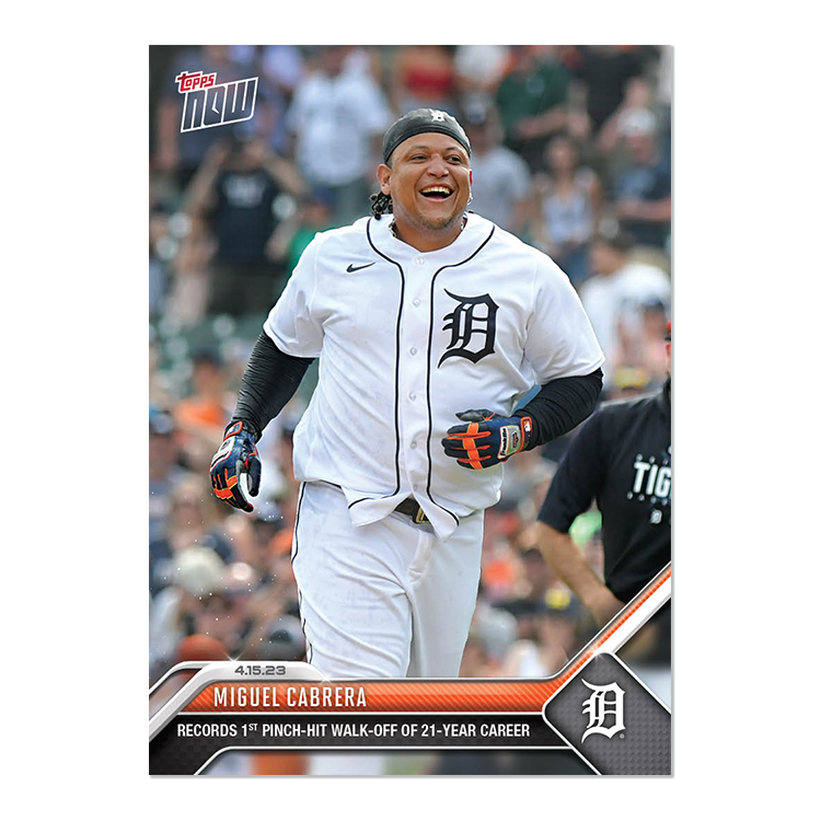 Miguel Cabrera - 2023 MLB Topps NOW® Card 127 - PR: 805