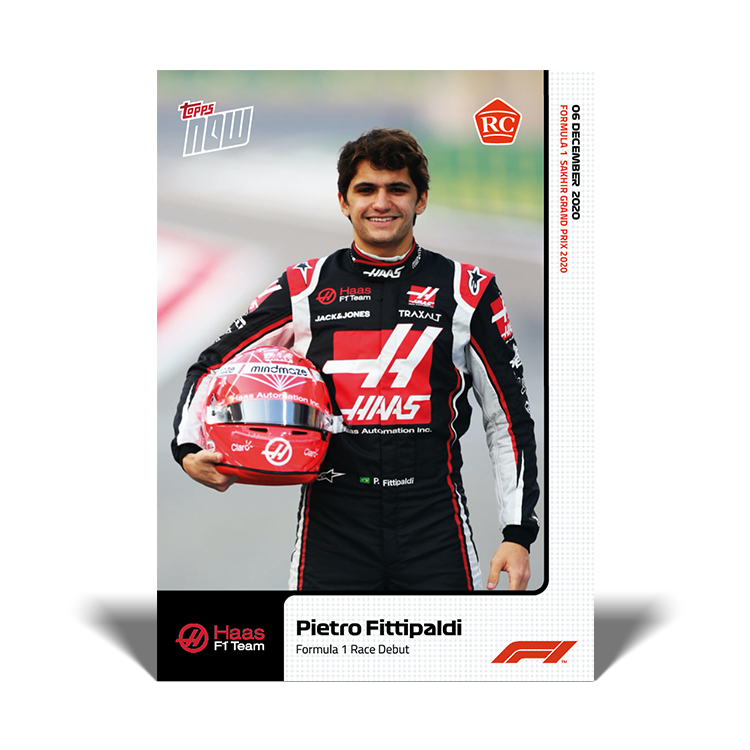 Formula 1 Race Debut - F1 Topps NOW® Card #21- Print Run: 1767