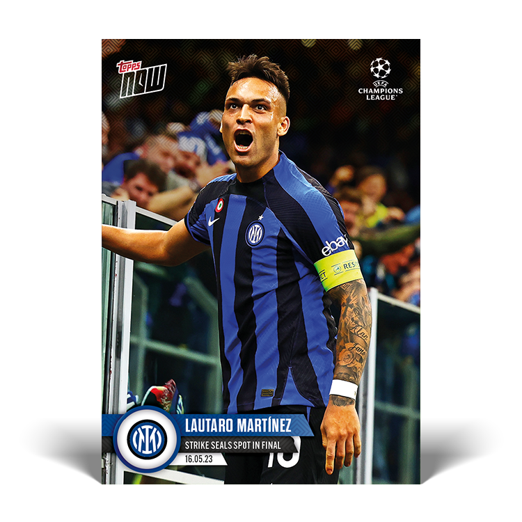 Strike seals spot in final - UCL Topps NOW® Card #109 - PR: 397