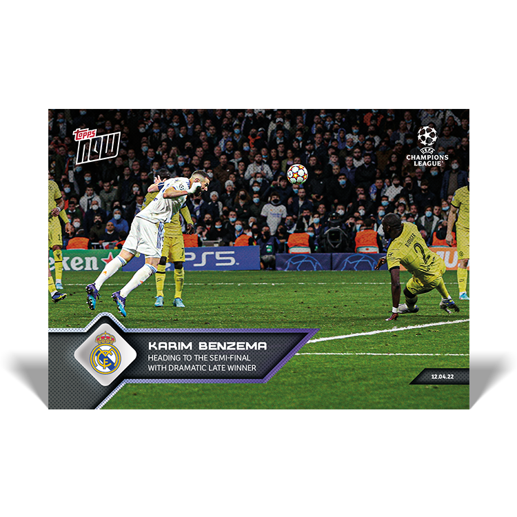 Extra-time header seals semi-final place - UCL Topps NOW® Card #137 - PR: 730