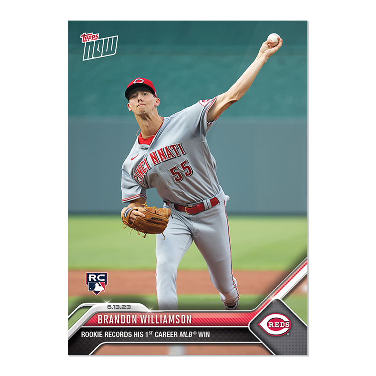 Brandon Williamson - 2023 MLB Topps NOW® Card 438 - PR: 610