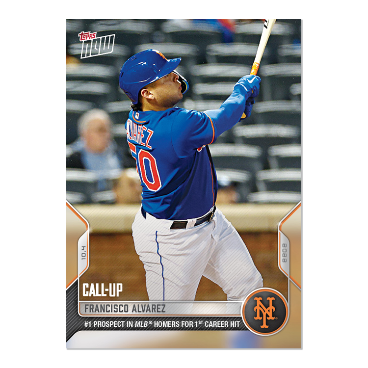 Francisco Alvarez - 2022 MLB Topps NOW® Card 1021 - PR: 6005