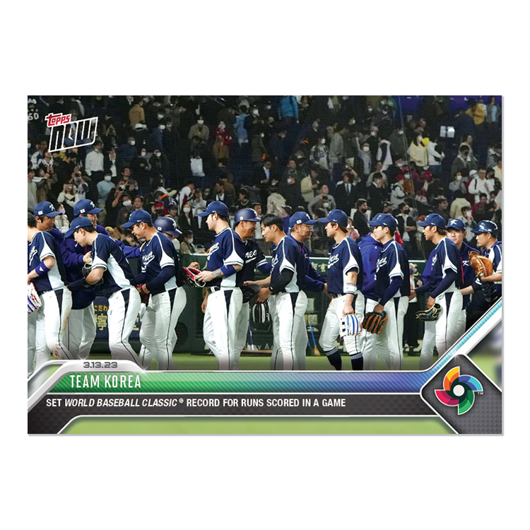 Team Korea - 2023 World Baseball Classic Topps NOW® Card 35 - PR: 312