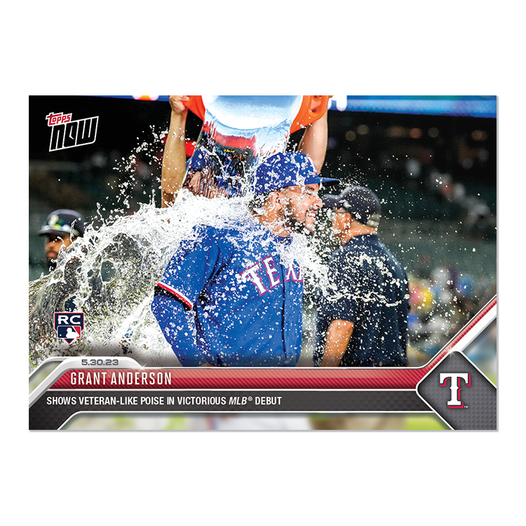 Grant Anderson - 2023 MLB Topps NOW® Card 367 - PR: 586