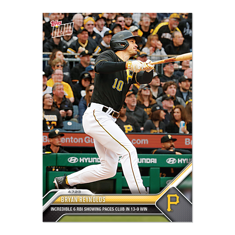 Bryan Reynolds - 2023 MLB Topps NOW® Card 70 - PR: 387