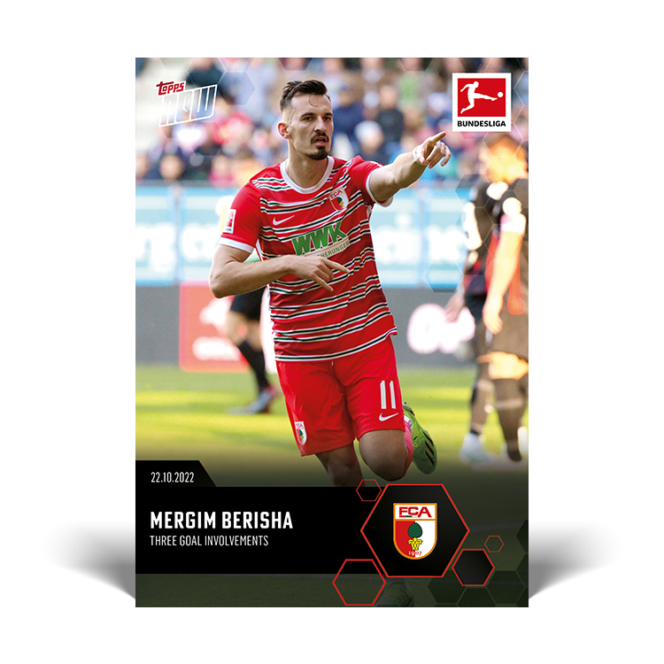 Three goal involvements - Bundesliga Topps NOW® Card #67 - PR: 100