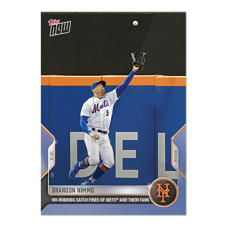 Brandon Nimmo - 2022 MLB Topps NOW® Card 813 - PR: 1439