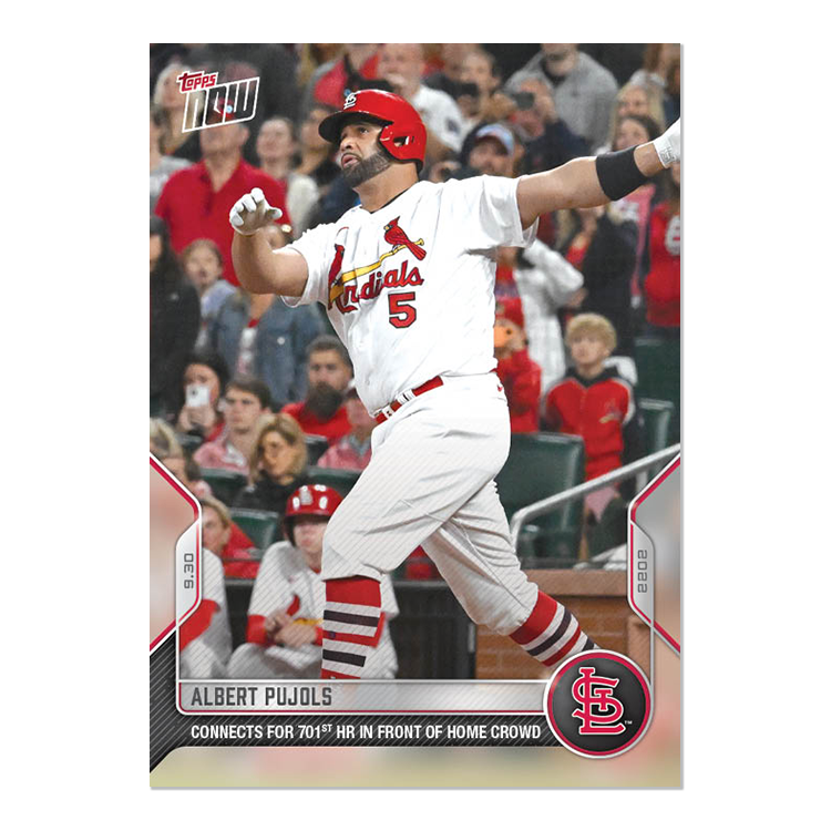 Albert Pujols - 2022 MLB Topps NOW® Card 989 - PR: 2371