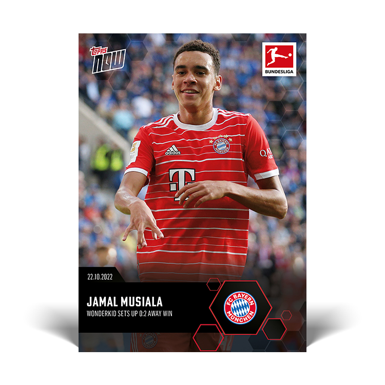 Wonderkid sets up 0:2 away win - Bundesliga Topps NOW® Card #68 - PR: 400