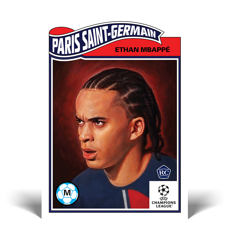 Topps UCC Living Set Card #640 - Ethan Mbappé - PR: 1849