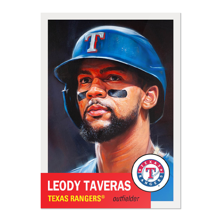 Topps MLB® Living Set® Card #694 - Leody Taveras - PR: 1215