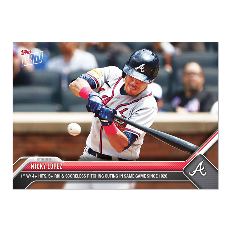 Nicky Lopez - 2023 MLB Topps NOW® Card 694 - PR: 542