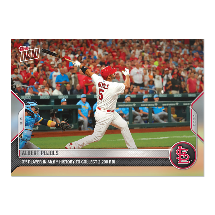 Albert Pujols - 2022 MLB Topps NOW® Card 903 - PR: 1743