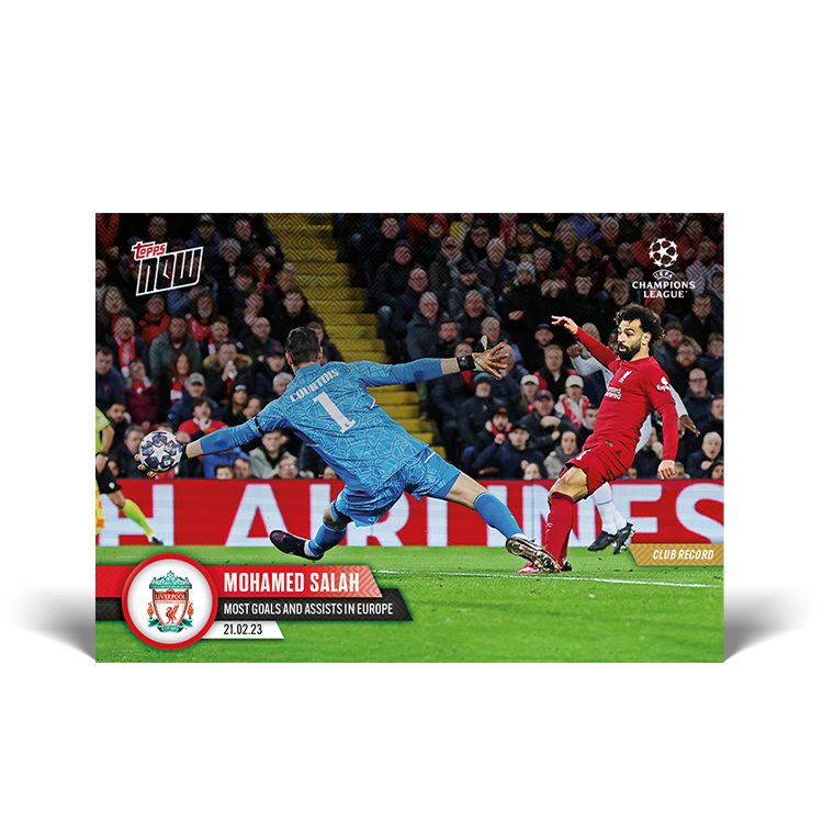 Club Record: Most goals and assists in Europe - UCL Topps NOW® Card #82 - PR: 397