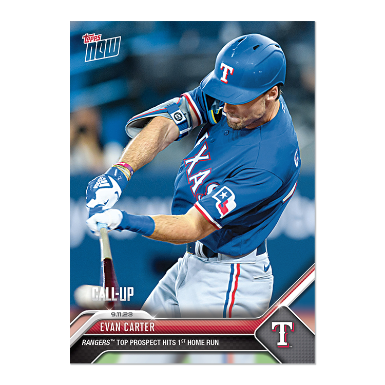 Evan Carter - 2023 MLB Topps NOW® Card 852 - PR: 1220