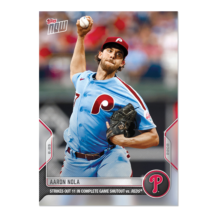 Aaron Nola - 2022 MLB Topps NOW® Card 778 - PR: 426