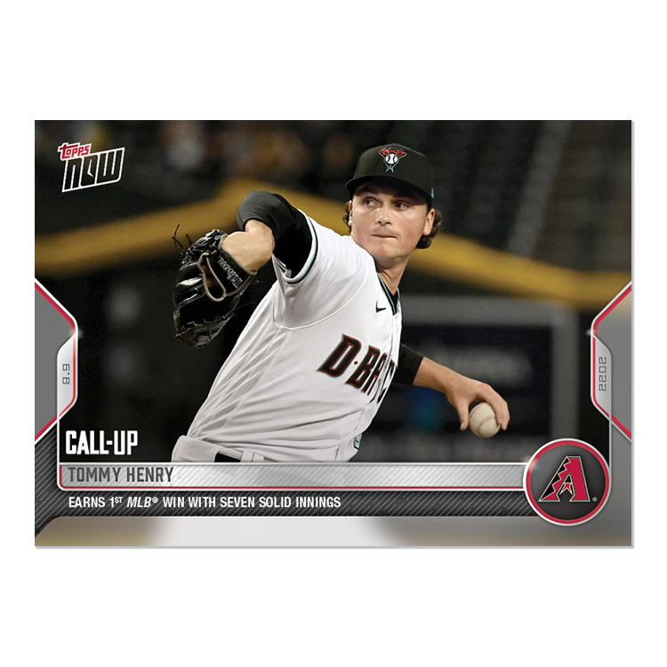 Tommy Henry - 2022 MLB Topps NOW® Card 682 - PR: 448