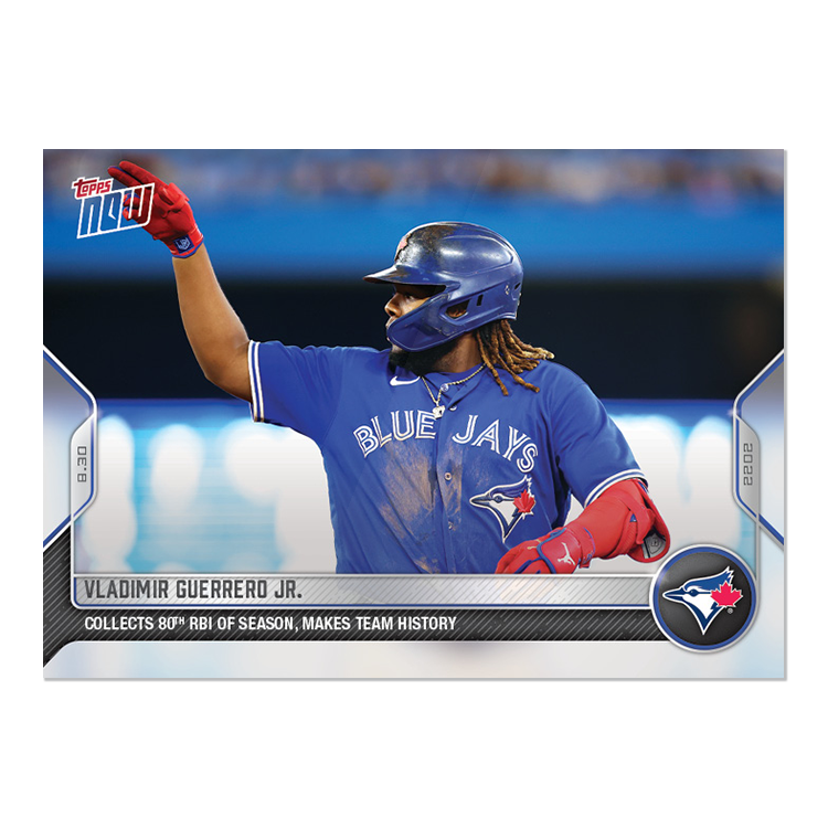 Vladimir Guerrero Jr. - 2022 MLB Topps NOW® Card 807 - PR: 327