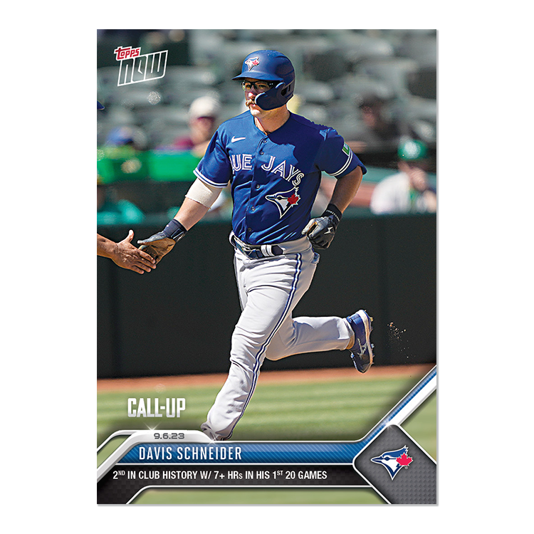 Davis Schneider - 2023 MLB Topps NOW® Card 824 - PR: 805
