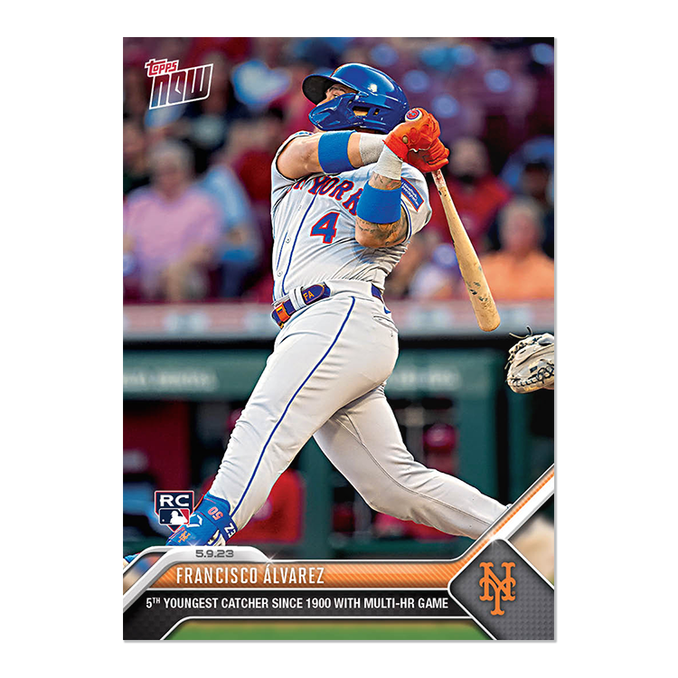 Francisco Alvarez - 2023 MLB Topps NOW® Card 260 - PR: 1322