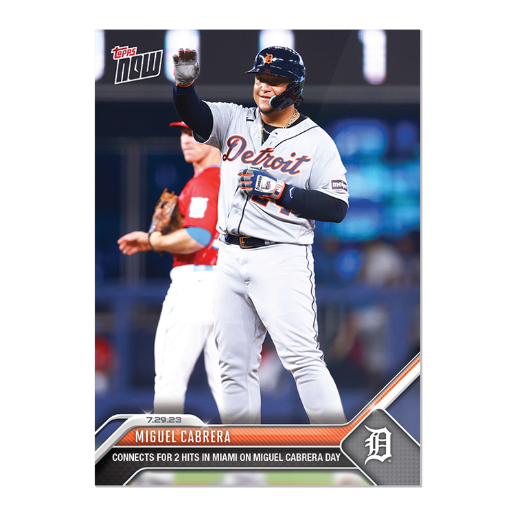 Miguel Cabrera - 2023 MLB Topps NOW® Card 630 - PR: 731